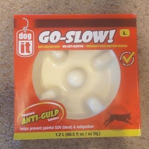 Slow-Feeder Dog Bowl